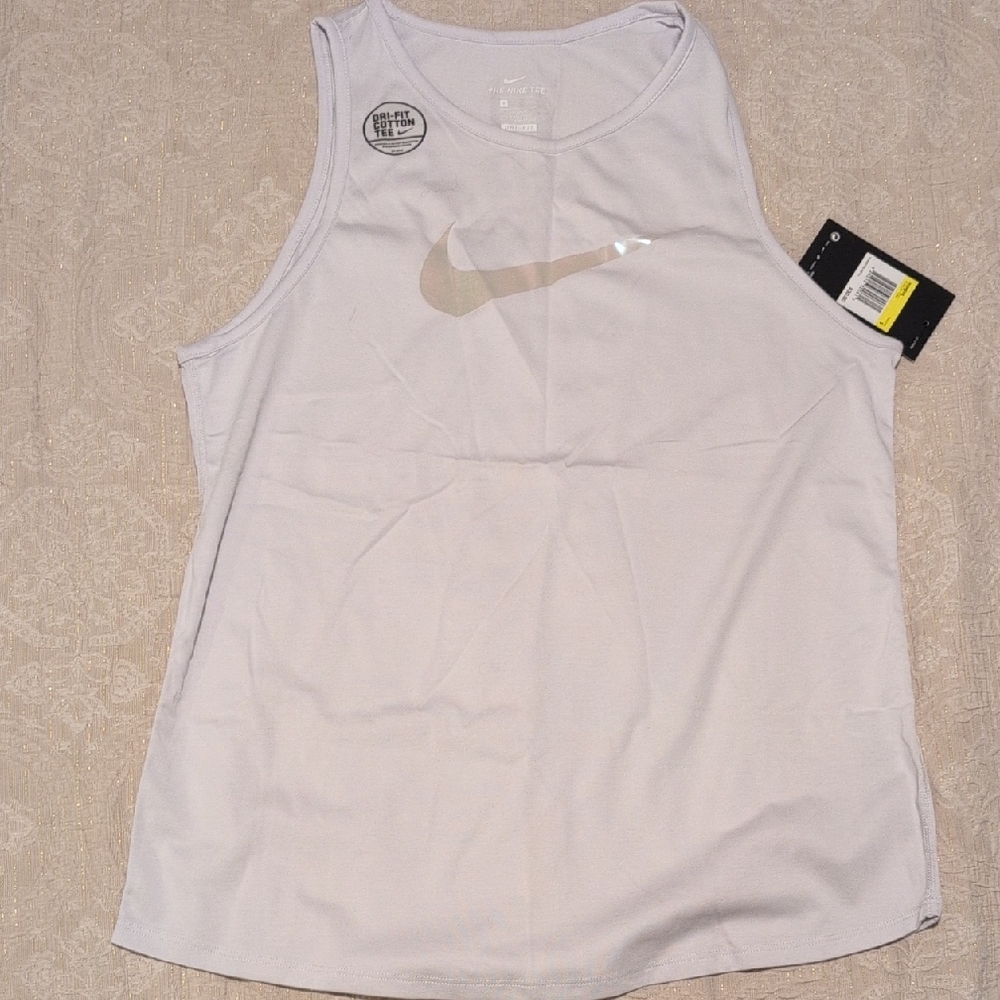 Nike Women's Light Gray Tank Top